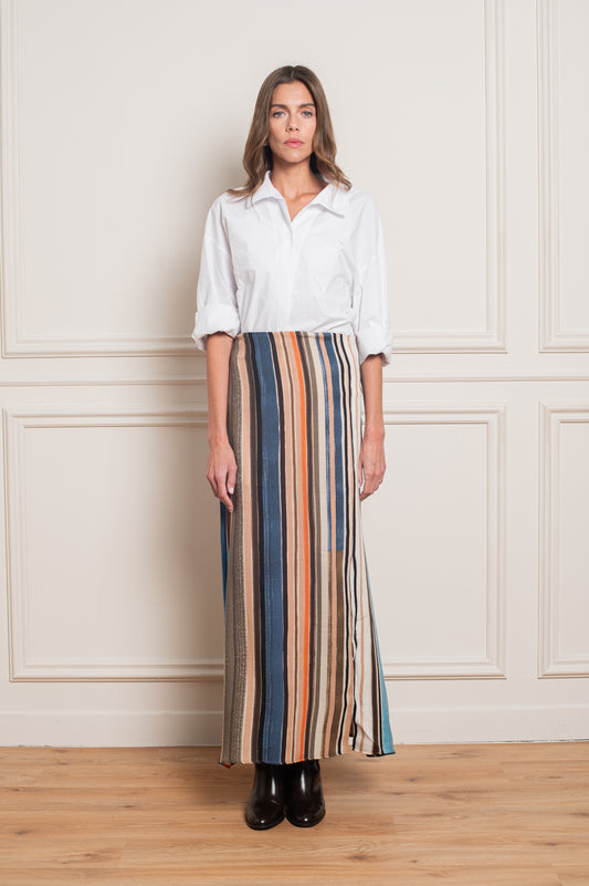 Striped Maxi Skirt