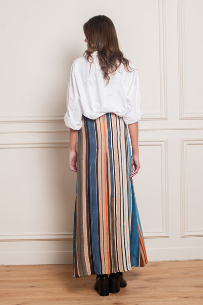 Striped Maxi Skirt