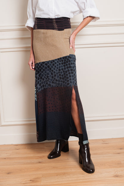 Polka Dots Maxi Skirt