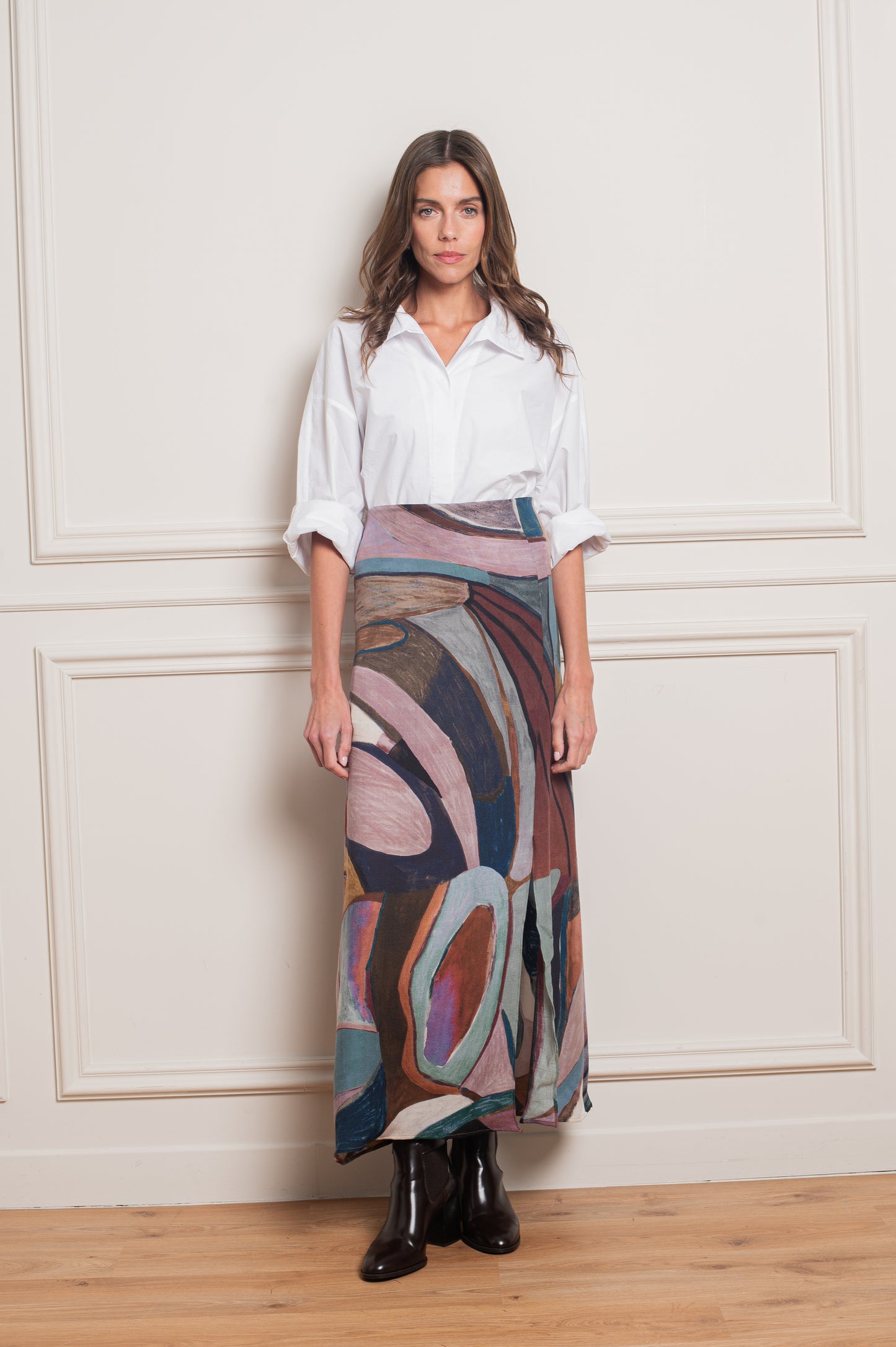 Artistical Maxi Skirt