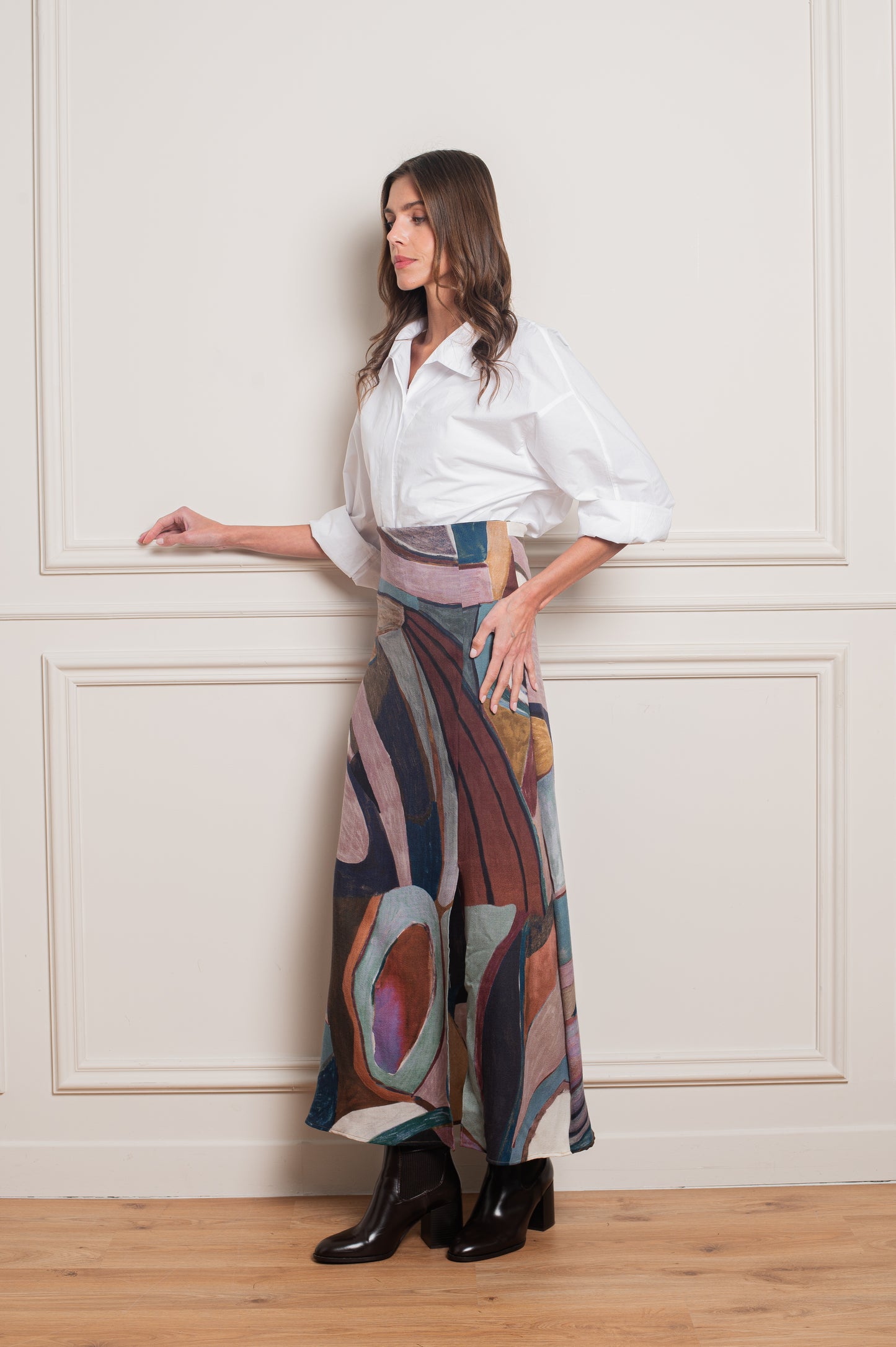 Artistical Maxi Skirt