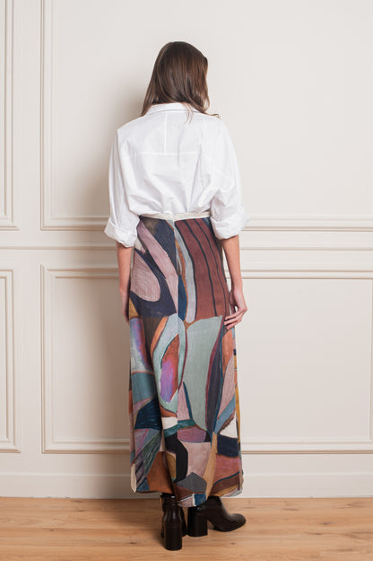 Artistical Maxi Skirt