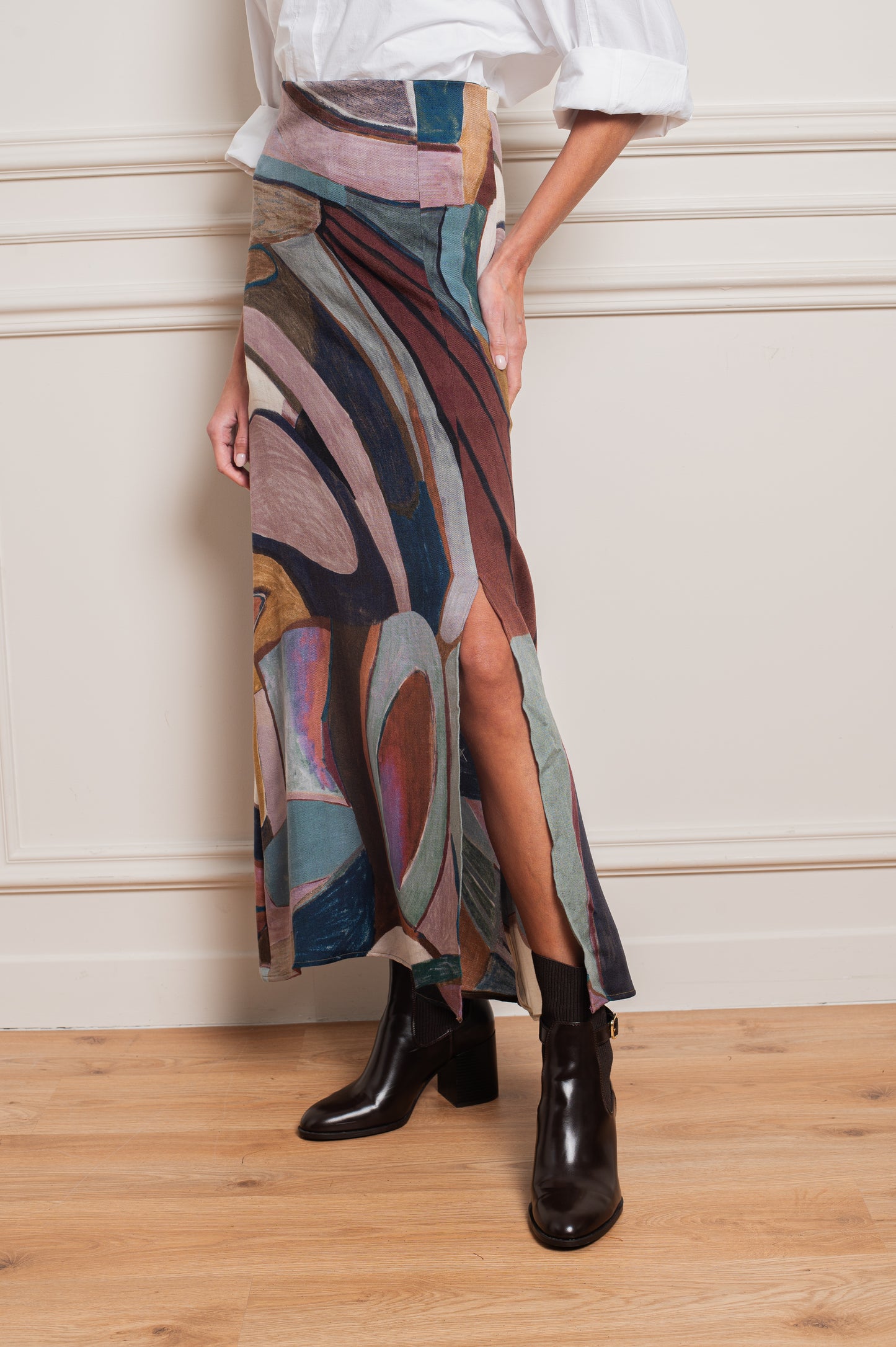 Artistical Maxi Skirt